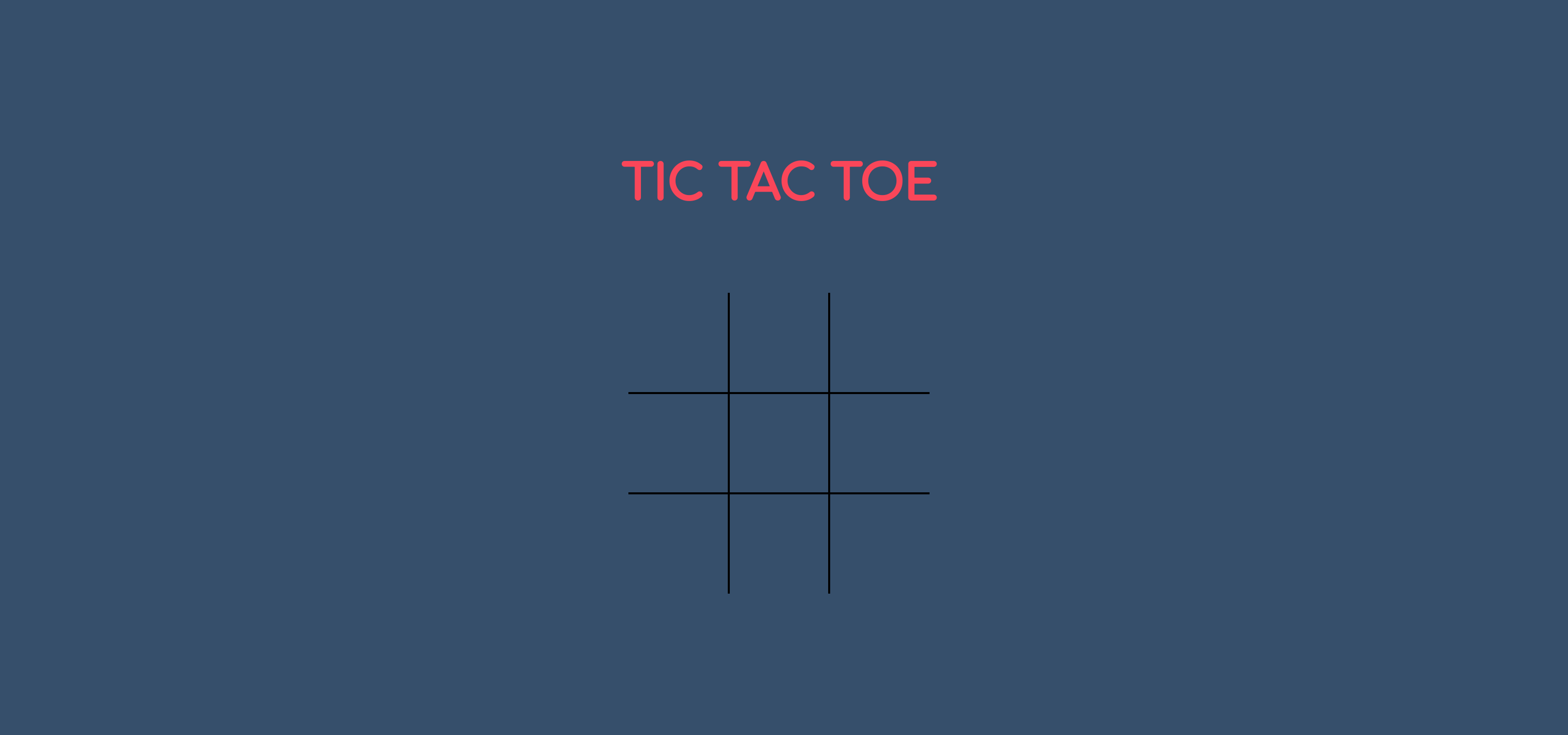 Tic Tac Toe Project
